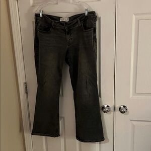 Hollister Charcoal Gray Boot Cut Jeans